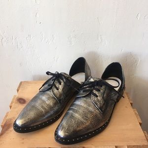Freda Salvador Metallic d’Orsay Oxford